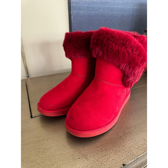 Juicy Couture Women's Slip On Winter Snow Boots Fur Lining Booties 8 - Picture 6 of 10